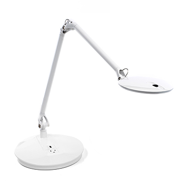 Element Disc LED Task Light with Tech Base, White