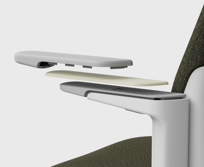 Duron arm pad layers
